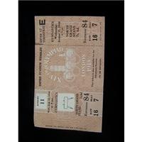 Olympic Games 1948 London ticket for Gymnastics (used)