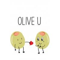 Olive U | Funny Valentine\'s Day Card |VA1052SCR