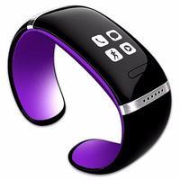 OLED Smart Watch With Built In Speaker and Microphone for IOS and Android - Black/ Purple