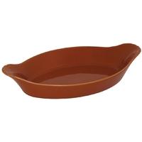 Olympia Mediterranean Oval Eared Dishes Rustic 204 x 118mm Pack of 6