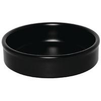 Olympia Mediterranean Stackable Dishes Black 102mm Pack of 6