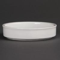 olympia mediterranean stackable dishes white 102mm pack of 6