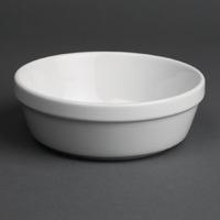 Olympia Whiteware Round Pie Bowls 137mm Pack of 6