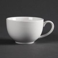 Olympia Whiteware Elegant Cups 230ml 8oz Pack of 12