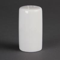 olympia whiteware pepper shakers 80mm pack of 12