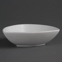 Olympia Whiteware Rounded Triangular Bowls 155mm Pack of 6