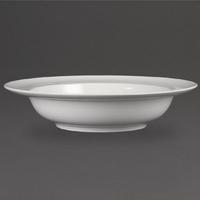 Olympia Whiteware Wide Rim Bowls 228mm 710ml 25oz Pack of 4