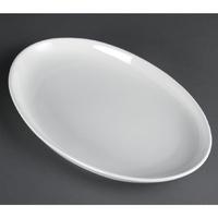 Olympia French Deep Oval Plates 365mm Pack of 2