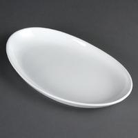 Olympia French Deep Oval Plates 304mm Pack of 4
