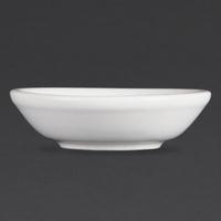 olympia whiteware soy dishes 74mm pack of 12