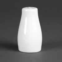 olympia whiteware pepper shakers 90mm pack of 12