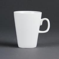 Olympia Whiteware Latte Mugs 285ml 10oz Pack of 12