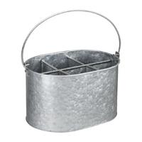 olympia galvanised steel table tidy