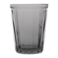 Olympia Cabot Panelled Glass Tumbler Smoke 260ml Pack of 6
