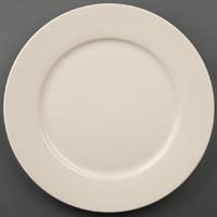 Olympia Ivory Wide Rimmed Plates 310mm Pack of 6