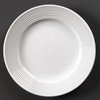 Olympia Linear Wide Rimmed Plates 150mm Pack of 12