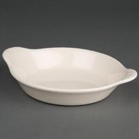 Olympia Ivory Round Eared Dishes 140mm Pack of 6