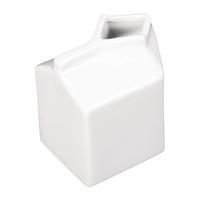 Olympia Whiteware Porcelain Milk Jug Carton 155ml Pack of 6