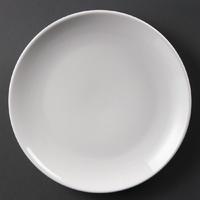 Olympia Whiteware Coupe Plates 250mm Pack of 12