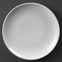 Olympia Whiteware Coupe Plates 230mm Pack of 12