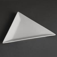 Olympia Whiteware Triangle Plates 254mm Pack of 6