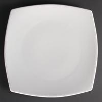 Olympia Whiteware Rounded Square Plates 305mm Pack of 6