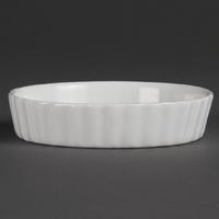 Olympia Whiteware Flan Dishes 112mm Pack of 6