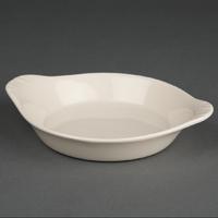 Olympia Ivory Round Eared Dishes 127mm Pack of 6