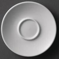 Olympia Whiteware Espresso Saucers 120mm Pack of 12