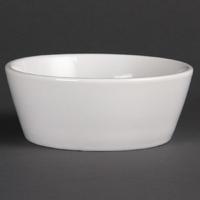 Olympia Whiteware Sloping Edge Bowls 120mm Pack of 12