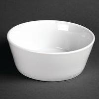 Olympia Whiteware Sloping Edge Bowls 150mm Pack of 12
