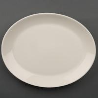 Olympia Ivory Oval Coupe Plates 290mm Pack of 12