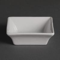 Olympia Miniature Square Dishes 75mm Pack of 12