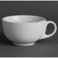 olympia whiteware cappuccino cups 425ml 15oz pack of 12