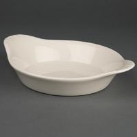 Olympia Ivory Round Eared Dishes 178mm Pack of 6