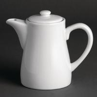 Olympia Whiteware Coffee Pots 310ml 11oz Pack of 4