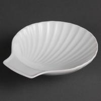 olympia scallop shell dishes 130mm pack of 6