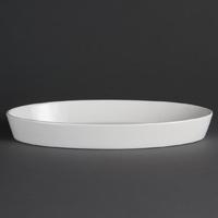 Olympia Whiteware Oval Sole Dishes 330x 180mm Pack of 6