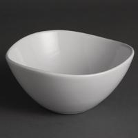 Olympia Whiteware Wavy Bowls 150mm Pack of 12