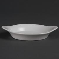 Olympia Whiteware Round Eared Dishes 156x 126mm Pack of 6
