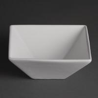 Olympia Whiteware Square Bowls 170mm Pack of 12