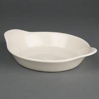 Olympia Ivory Round Eared Dishes 160mm Pack of 6