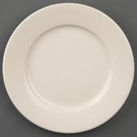 Olympia Ivory Wide Rimmed Plates 150mm Pack of 12