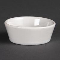Olympia Whiteware Sloping Edge Bowls 50mm Pack of 12