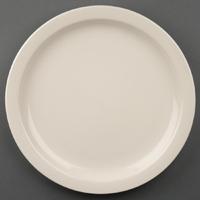 Olympia Ivory Narrow Rimmed Plates 280mm Pack of 6