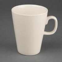 olympia ivory latte mugs 284ml 10oz pack of 12