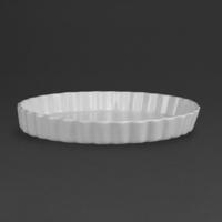 Olympia Whiteware Flan Dishes 297mm Pack of 6