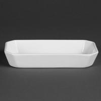 olympia whiteware oblong hors doeuvre dishes 213mm pack of 6