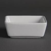 Olympia Mini Square Dishes 85mm Pack of 12