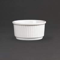 Olympia Whiteware Stacking Ramekins 85mm Pack of 12